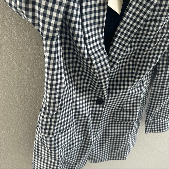 Favorite Daughter NWT Gingham Single Breasted Blazer XS - Picture 9 of 11